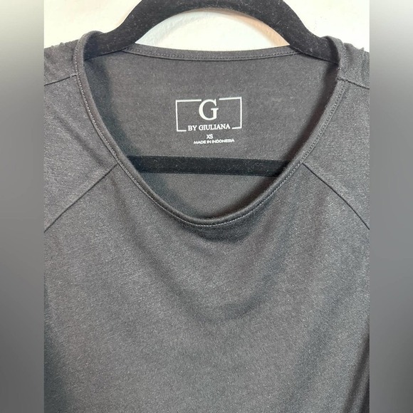 NWOT - G by Giuliana Crossover Tank Top BLACK - Picture 2 of 3